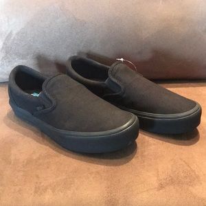 VANS Slip-On LITE Black SZ 6 men / 7.5 women